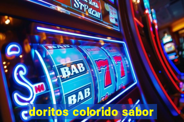 doritos colorido sabor